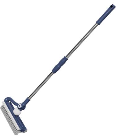 Shanrya Floor Brush - Long Handle Durable & Easy to Clean Patio Brush (Indigo Blue) - Efficient Cleaning Solution - Buy Online on GoSupps.com