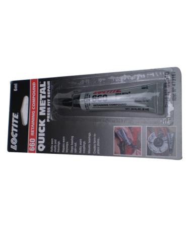 660 Quick Metal Retaining Compound Press Fit Repair - 6 ml | Strong & Fast-Acting Adhesive - Buy Online on GoSupps.com