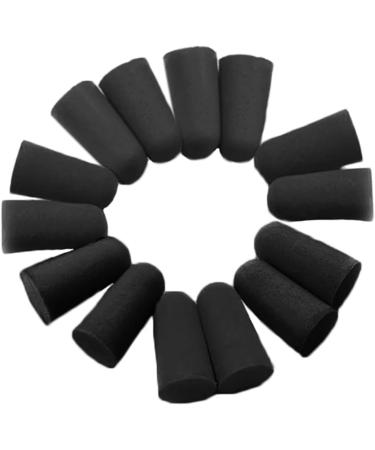10 Pairs Soft Black Foam Ear Plugs - Travel Sleep Noise Reduction - Tapered Design for Ultimate Comfort - Buy Online on GoSupps.com