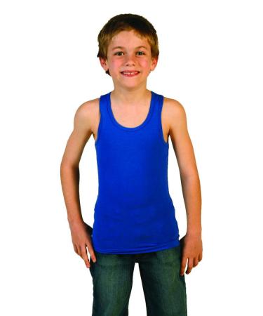Abilitations Deep Pressure HuggMETankTop Blue - Size 10 (Medium) | Sensory Integration Therapy - Buy Online on GoSupps.com
