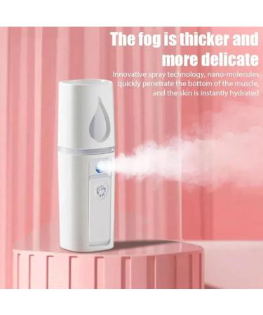 domoi Nano Mist Sprayer Cooler Steamer Humidifier USB Rechargeable Face Moisturizing Nebulizer Beauty Skin Care Easy to Use - Buy Online on GoSupps.com