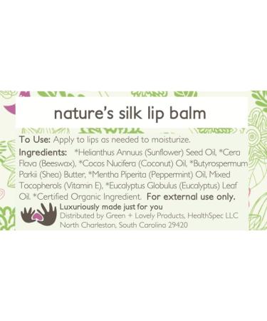 Buy Nature s Silk Organic Lip Balm - Brick Red Tint | International Shipping Available - Buy Online on GoSupps.com