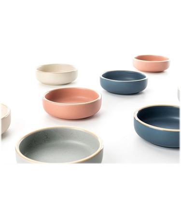Fruit Bowl Snack Containers Dip Bowl Set Ceramic Condiments Snack Serving Plate Round Suitable for Salad Spices Spice Snacks and Appetizers 5pc Breakfast Bowls (Color : B) (B) - Buy Online on GoSupps.com