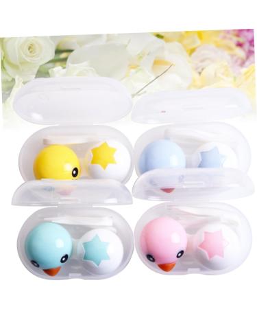 Homsfou Contact Lens Container - 4-Piece Care Box for Lens Holders & Contact Lenses - Buy Online on GoSupps.com