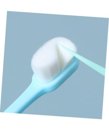 Buifulsic 2-in-1 Nylon Toothbrush - Deep Cleaning Slipproof Grip Portable Oral Hygiene Brush for Prothesis Care - Buy Online on GoSupps.com