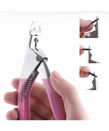Professional False Nails Clipper | Nail Art Manicure Tool for Acrylic & Gel Tips - Buy Online on GoSupps.com