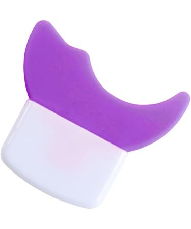 Silicone Eyelash Applicator Baffle Prevents Cosmetic Residue Skin Friendly Mascara Smear Shield Fitting for All Face Shapes Easy To Use for SmudgeFree Makeup (Purple) - Buy Online on GoSupps.com
