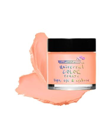 Universal Color Pomade 11 Salmon Apply as shadow eyeliner eyebrow lip and blush.