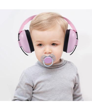Noise Cancelling Headphones For Kids Noise Cancelling Headphones Wired Baby Ear Defenders For Babies and Toddlers 12 to 36 Months - Protects Infants from Hearing Damage and Improves Sleep - Pink - Buy Online on GoSupps.com