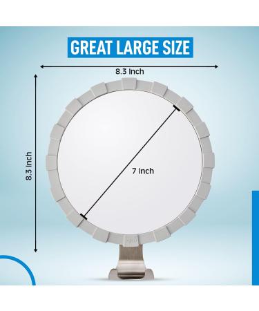 Jayour Heavy-Duty Fogless Shower Mirror | Anti-Fog Shaving Mirror with Razor Holder and Extra Solution - Buy Online on GoSupps.com