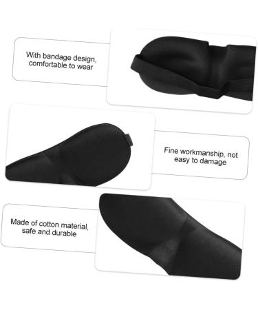 3D Eye Patch Set - 5pcs Cotton Night Time Sleep Masks for Travel, Stereo Goggles Design for Comfortable Sleep - Buy Online on GoSupps.com