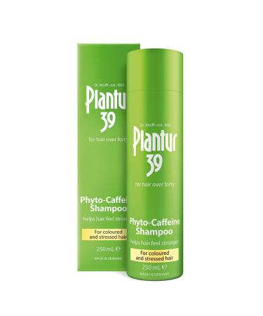 Plantur 39 Caffeine Shampoo Prevents and Reduces Hair Loss 250ml | For Couloured and Stressed Hair | Unique Galenic Formula Supports Hair Growth | Women Hair Care Made in Germany