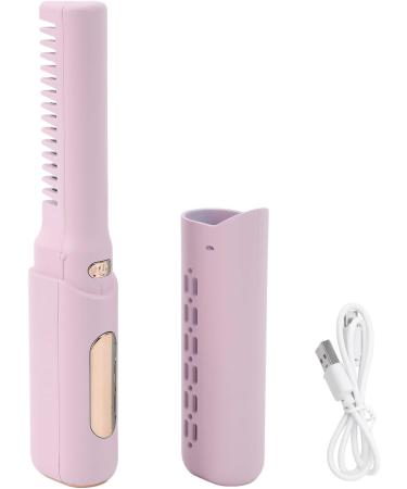 Rechargeable Mini Hair Straightener - Type C 2000mAh 3 Temp Settings | Portable Purple Hair Styling Tool - Buy Online on GoSupps.com
