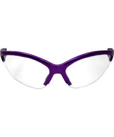 Global Vision Cougar Safety Glasses | Clear Lens Purple for Nurses, Dental Assistants, Women & Men - Buy Online on GoSupps.com