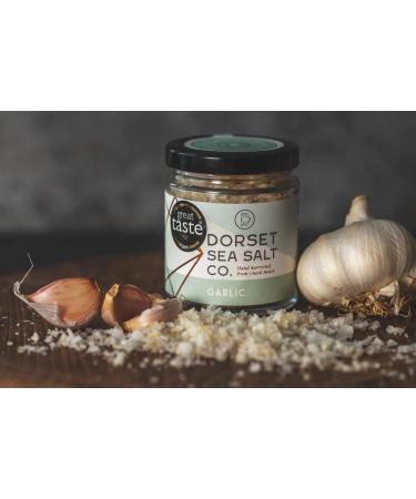 Dorset Sea Salt Co Garlic Infused 100g - Premium Sea Salt Seasoning - Buy Online on GoSupps.com