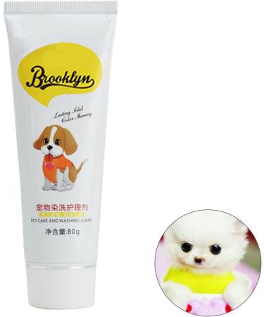 80g Semi Permanent Pet Dye Cream High Pigmented Colorful Dog Hair Bright Coloring Dyestuff Pigment Supplies for Home - Black - Buy Online on GoSupps.com