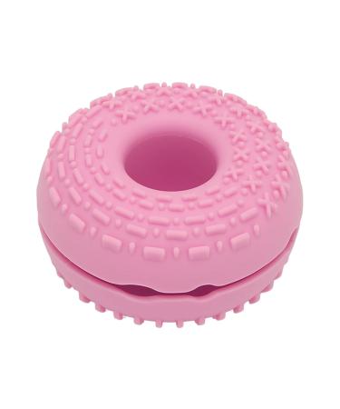 Makeup Brush Cleaning Bowl Long Textures Gradual Change Texture Silicone Cosmetic Brush Cleaner (Pinkish)