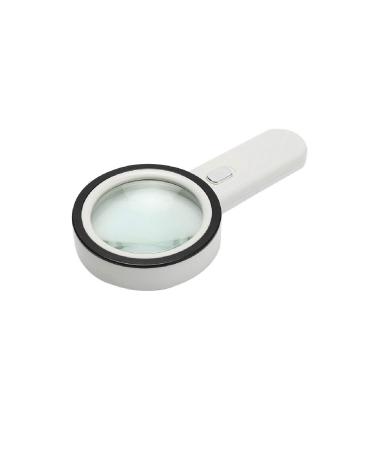 Magnifying Glass 30 high with LED Lights 100MM Handheld Optical HD 20 Children Students with The Elderly Reading Identification Repair Elderly Magnifying Glass 5 Times HD Expansion Mirror Good Times