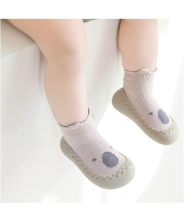 Khaki Toddler Sock Shoes | Baby First Walking Shoes for Boys & Girls 6-12 Months - Buy Online on GoSupps.com