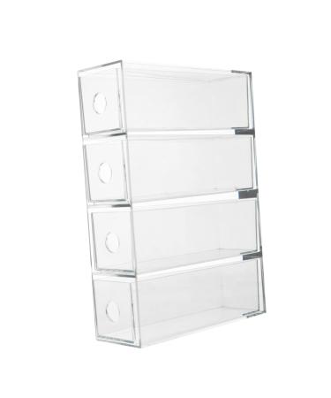 POPETPOP 1pc box Single-color Case Storage Cosmetic Eyeshadow Makeup Accessories Organizer Drawer Type
