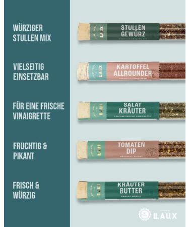 Laux German Snack Gift Box - 5 Premium Spices - High-Quality Ingredients - Perfect Gifts for Men & Women - Father's Day Spices Set - Buy Online on GoSupps.com