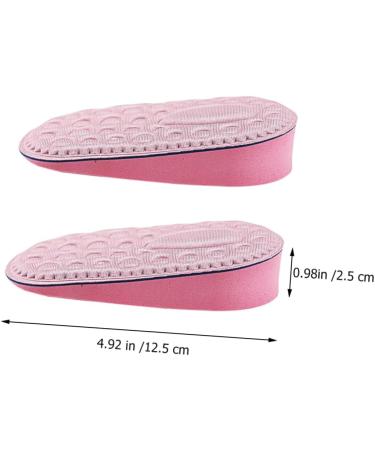 FOMIYES Invisible Heightening Insoles - 4 Pairs of Half Pad Shoe Lifts for Height Increase and Comfort - Cushioned Heel Pads for Men s White & Pink Shoes - Buy Online on GoSupps.com