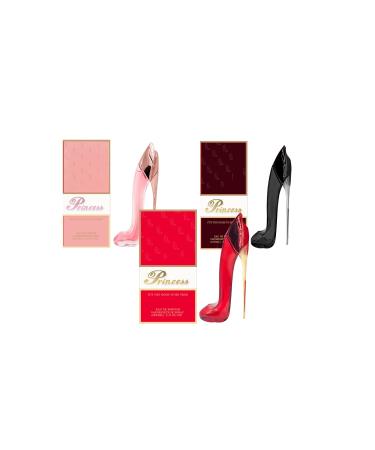 EB C Princess High Heel Shoes Black Red & Pink Eau de Parfum for Women 85 ML 2.9 FL OZ (Pack of 3) - Buy Online on GoSupps.com