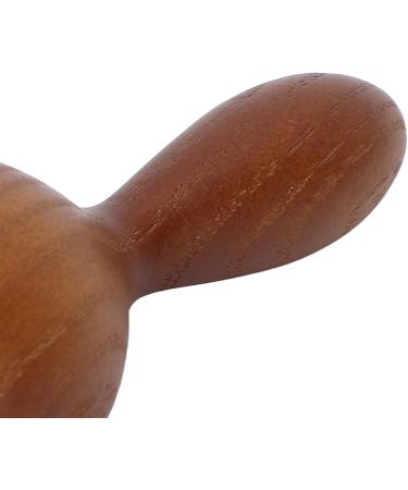 Wooden Handheld Massage Hammer - Portable Essential Oil Massage Tool for Psoas Muscle Release & Skin Care | Teakwood Wood Therapy Kit - Buy Online on GoSupps.com