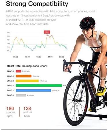 IGPSport HR40 Heart Rate Monitor - Bluetooth & Ant+ Chest Strap for Running Cycling Gym | Compatible with Garmin Polar Wahoo - Buy Online on GoSupps.com