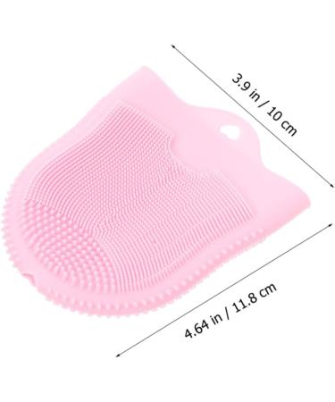 OHPHCALL 2Pcs silicone scrubber for face detergent care brush washbasin cleasing milk massage household silicone cleaning brush silicone exfoliating pad blackhead scrubber tool - Buy Online on GoSupps.com