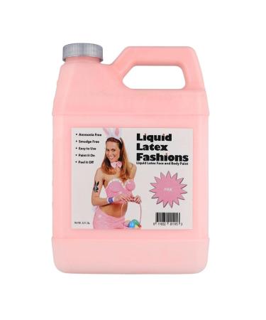 Pink 32 Oz - Liquid Latex Body Paint Ammonia Free No Odor Easy On and Off Cosplay Makeup Creates Professional Monster Zombie Arts