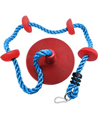 Lily's Things Climbing Rope Swing for Kids | Ninja Warrior Accessories for Double Slackline Obstacle Course | Easy Attachment to Most Any Home Playground Equipment Sets