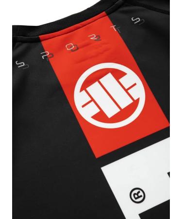 Men's Long Sleeve Rashguard - Pit Bull West Coast Hilltop Sports L Black | International Shipping Available - Buy Online on GoSupps.com