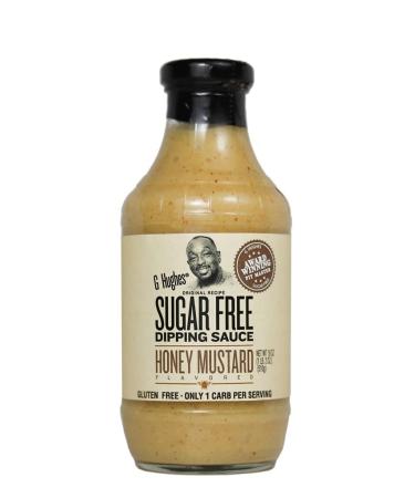 G Hughes Sugar Free Honey Mustard Dipping Sauce 18 oz Bottle pack of 3