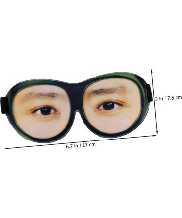 Funny 3D Glasses Eyeshade Sleep Mask for Kids | Minkissy Skull Hair Tie & Storage Bag | International Shipping - Buy Online on GoSupps.com