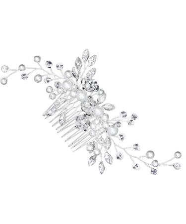 Hair Combs Slides Clips Bridal Flower Hair Pins for Girls Women Hair Accessories Hair Clips - Buy Online on GoSupps.com