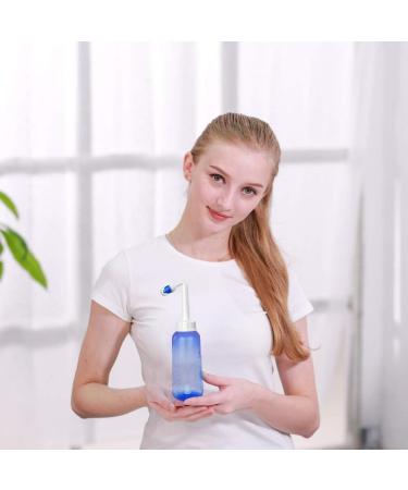 Nasal Rinse Kit | Neti Pot + 80 Nasal Rinse Mix + 2 Nasal Spray Bottles | Waterproof Storage Bag Included - Buy Online on GoSupps.com