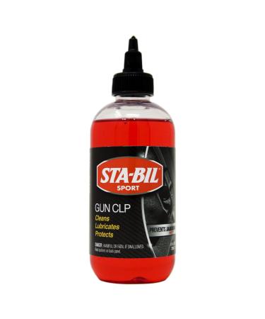 STA-BIL Gun CLP - Cleans, Lubricates, Prevents Jamming, Superior Lubrication With Anti-Wear Additive, Displaces Water, Protects Against Rust and Corrosion, 8oz (22405) Packaging May Vary, Red