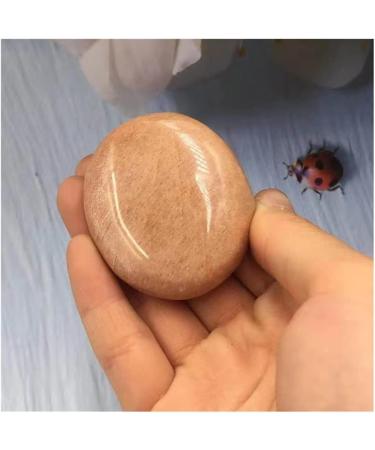 Stone Crafts Natural Orange Moonstone Palm Beauty purify Negative Reiki Crystals (Size : 100-120G) - Buy Online on GoSupps.com
