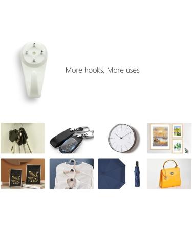 Invisible Nail Concrete Wall Hooks 25pcs - Non-Trace Picture Hangers for Concrete and Drywall - Medium Size - Buy Online on GoSupps.com