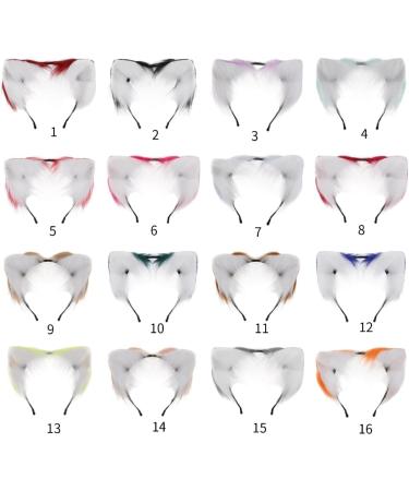 TQUXNGA Handmade Cartoon Foxes Ear Hair Hoop Woman Halloween Makeup Headband for Carnivals Cosplay Hair Accessories 11 - Buy Online on GoSupps.com
