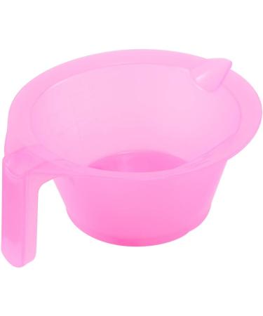 Lurrose 3pcs Hair Dye Bowl Mixing Kit - DIY Hair Colouring Tool for Salon Hairdressing - Pink - Buy Online on GoSupps.com