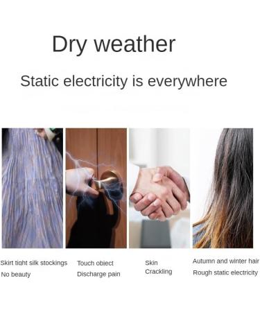 Buy Two 100ml Anti-Static Spray for Hair & Clothes - Smoothing & Wrinkle Removal (Blue) - International Shipping Available - Buy Online on GoSupps.com