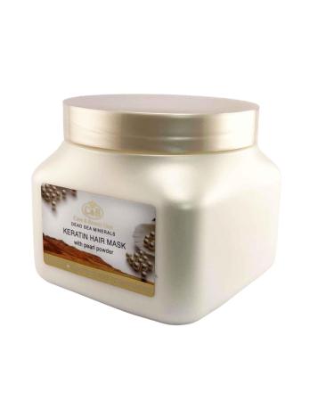 Hydrating Keratin Aftercare Treatment Hair Mask | Moisturizing Deep Conditioner for Frizzy Dry Damaged Hair with Pearl Powder | 500ml - Buy Online on GoSupps.com