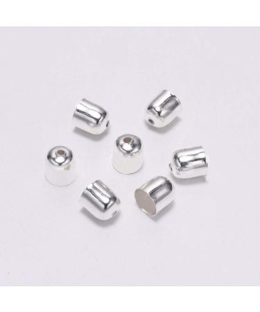 Heallily 300pcs Mixed Color Metal Cord End Caps for Jewelry Making | 5x6mm - DIY Art Crafts & Tassel Necklace Making - Buy Online on GoSupps.com