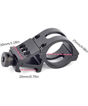 Bigtron 1 Offset Picatinny Rail Holder - 45 Degree Mount for Flashlights Scopes & Lasers | QD Military Gear Set - International Shipping Available - Buy Online on GoSupps.com