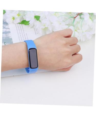 Kisangel Kids Digital Fitness Tracker Watch - Waterproof Smart Children s Wristband with Colorful Lights 23*2cm Blue - Buy Online on GoSupps.com