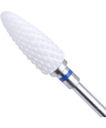 WOVELOT White Ceramic Bit for Hard & Acrylic Nail Art Electric Manicure Drill BT005-M - Buy Online on GoSupps.com