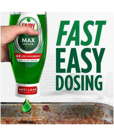 Fairy Max Power Antibacterial Washing Up Liquid 640 ml Tea Tree Extract + Fairy Max Power Original Washing Up Liquid 640 ml - Buy Online on GoSupps.com