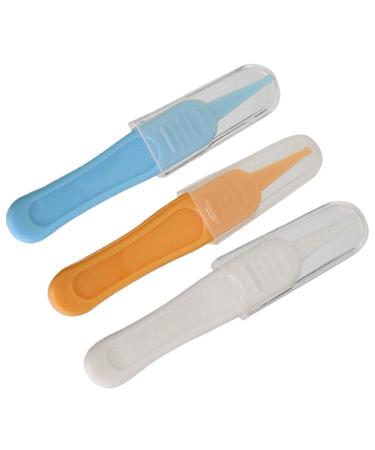 Milisten 3pcs Baby Booger Clips - Plastic Ear Nose Navel Mucus Cleaner Set - Buy Online on GoSupps.com
